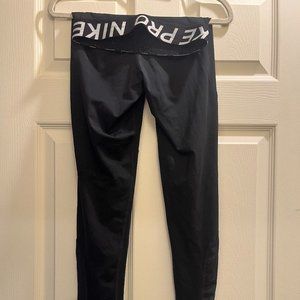 Nike Pro - Women's Mid-Rise Mesh-Panelled Leggings